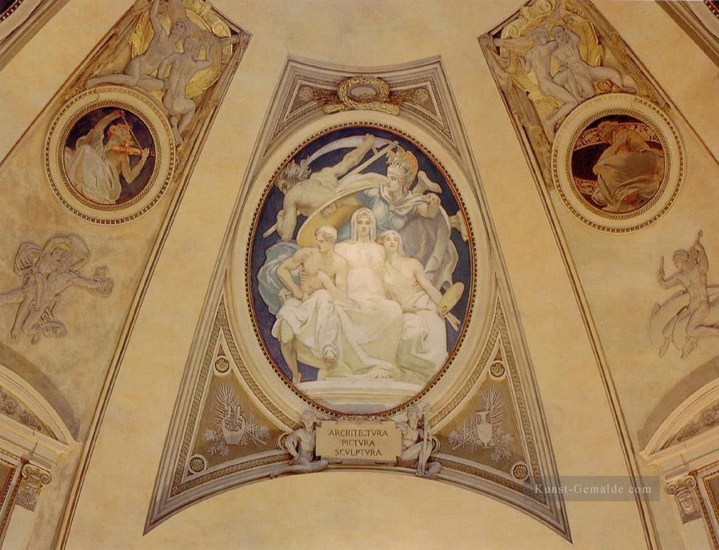 Architektur Malerei und Skulptur Geschützt durch Athena aus den Verwerfungen der Zeit John Singer Sargent Ölgemälde